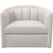 Birrit Alaska Greige Swivel Armchair, Swivel